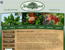 Tablet Screenshot of naturecoasttree.com